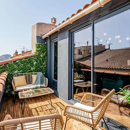 Apartamento Loft En - Duplex Terrasse Coeur Historique Avec Vue Dégagée&parking Souterrain Offert La Ciotat